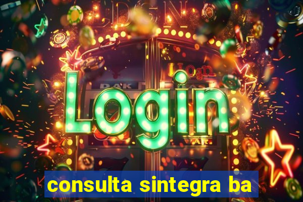 consulta sintegra ba